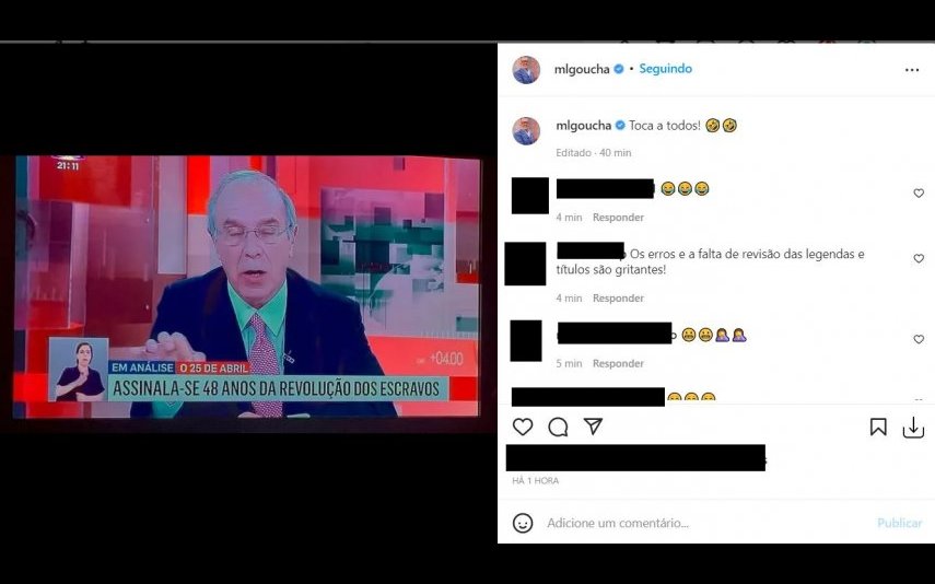 Manuel Luís Goucha encontrou dois erros em oráculos da SIC e, em tom de brincadeira, partilhou nas redes sociais