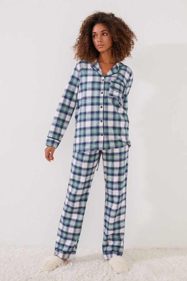 Pijama camiseiro 100% algodão quadrados - Women's Secret - 24,99 €